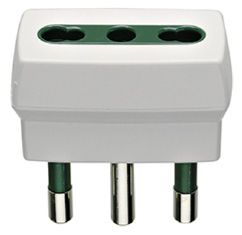 S17 adaptor +P17/11 outlet white