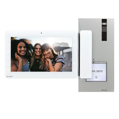 Comelit 8461X - Kit interphone vidéo unifamilial Maxi - Quadra