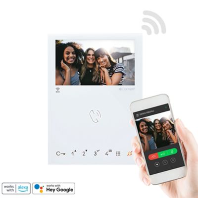 Comelit 6741W SB2 - MINI videoportero VIVAVOCE
