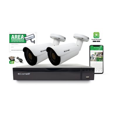 CCTV KIT 1 DVR+2 TELECLOSURES+2 POWER+SIGN      