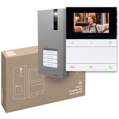 Comelit PL8461V SB2 - kit videocitofono monofamiliare PEOPLE - QUADRA