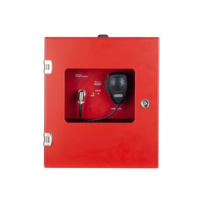 ANTINC RED WALL CABINET WITH MICROPHONE   