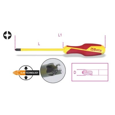 Beta 012760409 - combined Phillips screwdriver