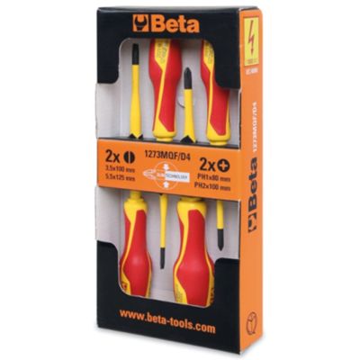 Beta 012730604 - 4 tournevis fins