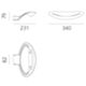 Artemide 0918010A - applique murale MESMERI LED blanche