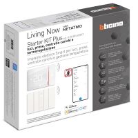 BTicino K1010PLUSKIT Living Now - starter kit luci energia termoregolazione