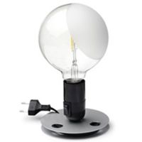 Flos F3300000 - LAMPADINA lámpara de mesa negra