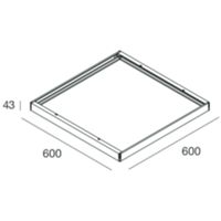Novalux 102086.01 - Caja de techo THE PANEL 2 600x600