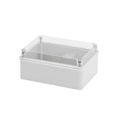 Gewiss GW44426 - caja de conexiones con tapa transparente 150x110x70