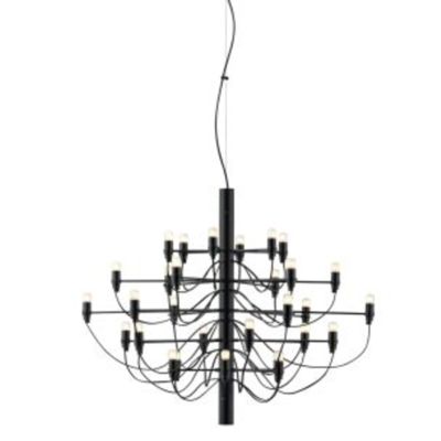 Flos A1401009 - lampada a sospensione 2097/30 - FROSTED BULBS nero opaco
