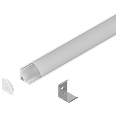 Novalux 105408.01 - PROFILED CORNER profile H16 2m white