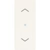 White Linea - axial arrows symbol button