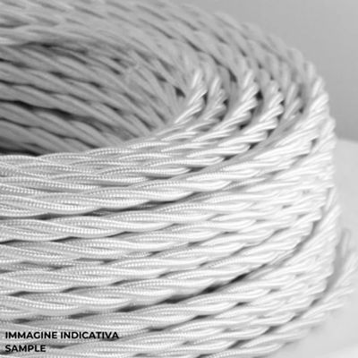 White TV - SAT silk braided cable