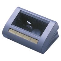 Playbus - 4-seater wall-mounted table plank in toner black