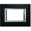 BTicino HA4803XS Axolute - 3-module brushed anthracite plate