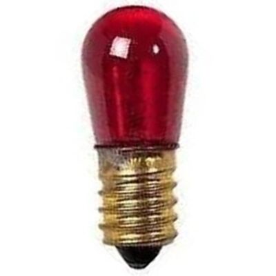 Arteleta 60255 - Lámpara gotita E14 5W 14V roja