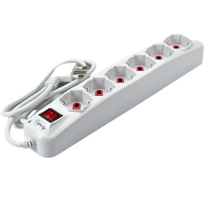 Arteleta RL.3006 - power strip with 6 EASY sockets white