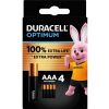 Duracell OPTIMUNAAA - Pila alcalina LR03 1.5V