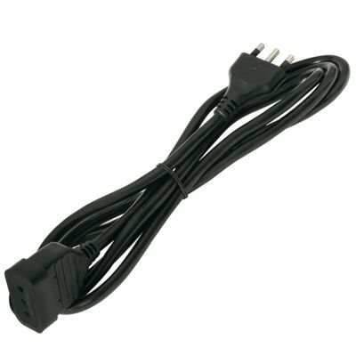 Arteleta RL.316.N - alargador 16A 3m negro