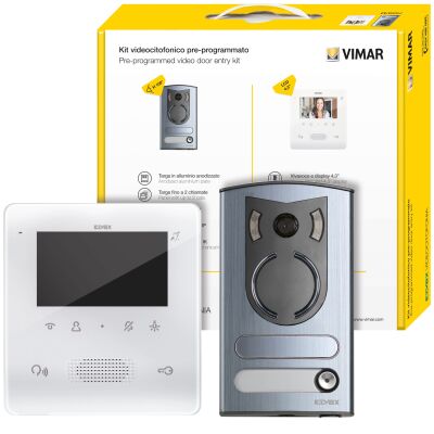 Vimar 7559/M - kit de vídeo unifamiliar TabFree4.3 - 1300