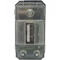 Perry 1MCUSB001A - Fuente de alimentación USB-A 2.1A, serie civil, antracita