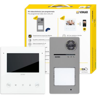 Vimar K40515.R - Kit de vídeo unifamiliar Wi-Fi Tab5S Up - Roxie