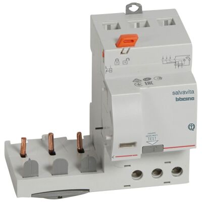 BTicino G34A63 - Différentiel modulaire 3P 63A 0,3A A