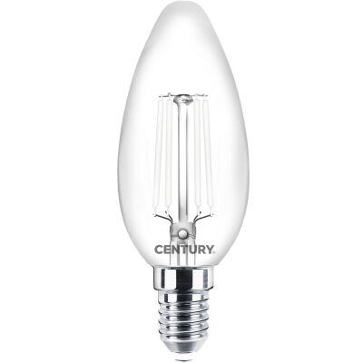 Century INM1W-451427 - Lámpara LED oliva E14 4,5W 230V 2700K