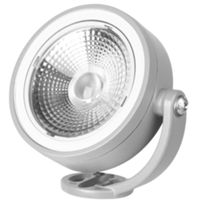 Goccia 4664AG3K - projecteur 10W 3000K argent CLOCK 120