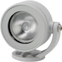 Goccia 4661AG3K - 4W 3000K silver floodlight CLOCK 80