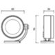 Goccia 4661AN3K - Foco proyector 4W 3000K antracita CLOCK 80