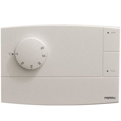 Perry 1TPTE500B - white ZEFIRO thermostat