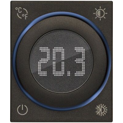 Linea - cronotermostato IoT nero