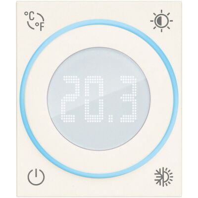 Linea - Chronothermostat IoT blanc