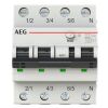 AEG DMA63NPC10/030 - Disyuntor 4P C10 0.03AA