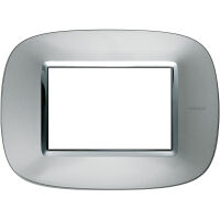 BTicino HB4803XC Axolute - 3-module aluminum axolute plate