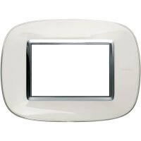 BTicino HB4803DB Axolute - liquid white 3-module cover plate