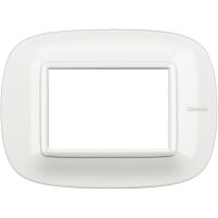 BTicino HB4803HD Axolute - white axolute 3-module cover plate