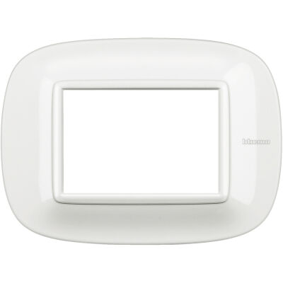 BTicino HB4803HD Axolute - placa axolute 3 módulos blanca