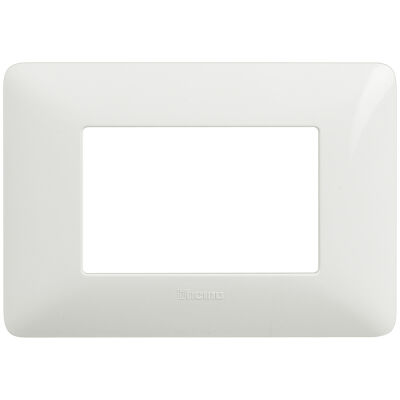Matix - Bianchi plate in white technopolymer 3 places