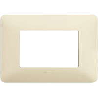 Matix - Bianchi plate in technopolymer 3 places ivory colour