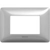 Matix - Metallics plate in technopolymer 3 places, silver colour