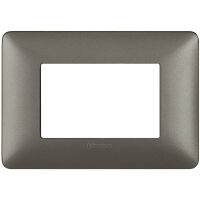 Matix - Metallics plate in technopolymer 3 places, iron colour