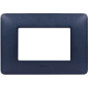 Matix - Placa de tecnopolímero Textures de 3 plazas, color azul mercurio