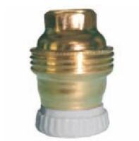 E14 brass-plated iron lamp holder