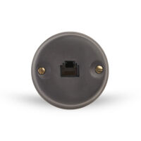 Slate - data transmission socket cat. 5e anthracite