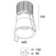 Novalux 103601.01 - Spot encastré KONE 10 W 3 000 K blanc