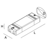 Novalux 101325.99 - Alimentation intérieure KONE/WELL 18 W