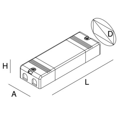 Novalux 101325.99 - Fuente de alimentación interior KONE/WELL de 18 W