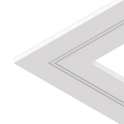 Novalux 1018A0.99 - Profilé d'angle blanc L-09 standard